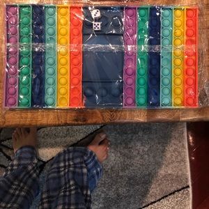 Pop fidget silicone game for kids , toddlers, and adults